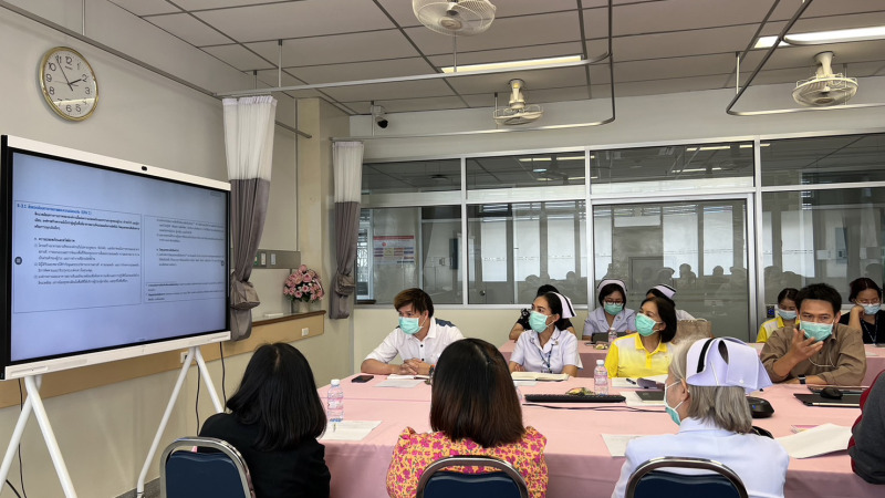 ประชุมคณะกรรมการบริหารสิ่งแวดล้อมและความปลอดภัย โรงพยาบาลราชวิถี 2 (รังสิต)