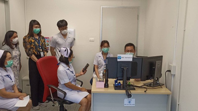 โครงการพัฒนาระบบดูแลสุขภาพคนไร้ที่พึ่งด้วยระบบการแพทย์ทางไกล (DMS Telemedicine)
