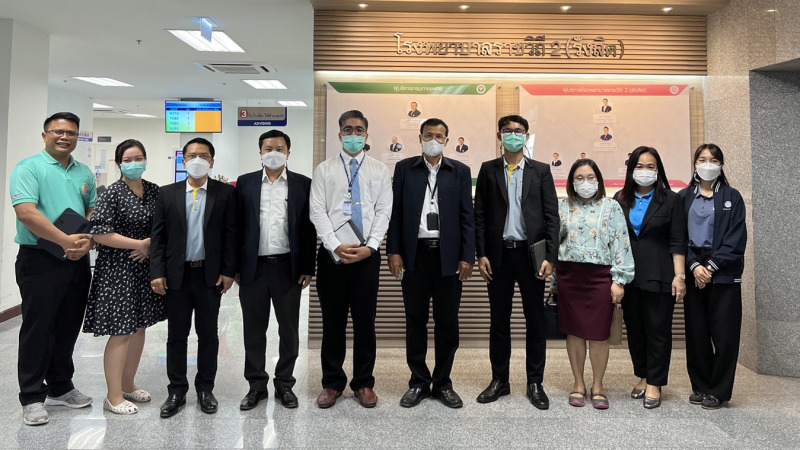 ให้การต้อนรับ​สำนักงบประมาณ​  สำนักนายกรัฐมนตรี​ กองยุทธศาสตร์​และแผนงาน​ และกองบริหารการคลัง​ กรมการแพทย์​